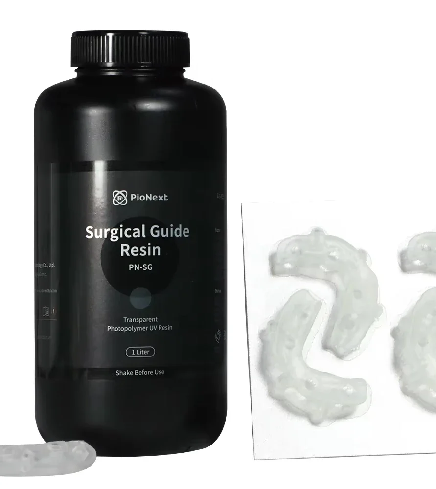 3D Printer Resin - เรซิ่นนำทางการผ่าตัดแบบโปร่งใส LD 1000 กรัม ความแม่นยำสูง ความแข็งแรงดัดงอสูง