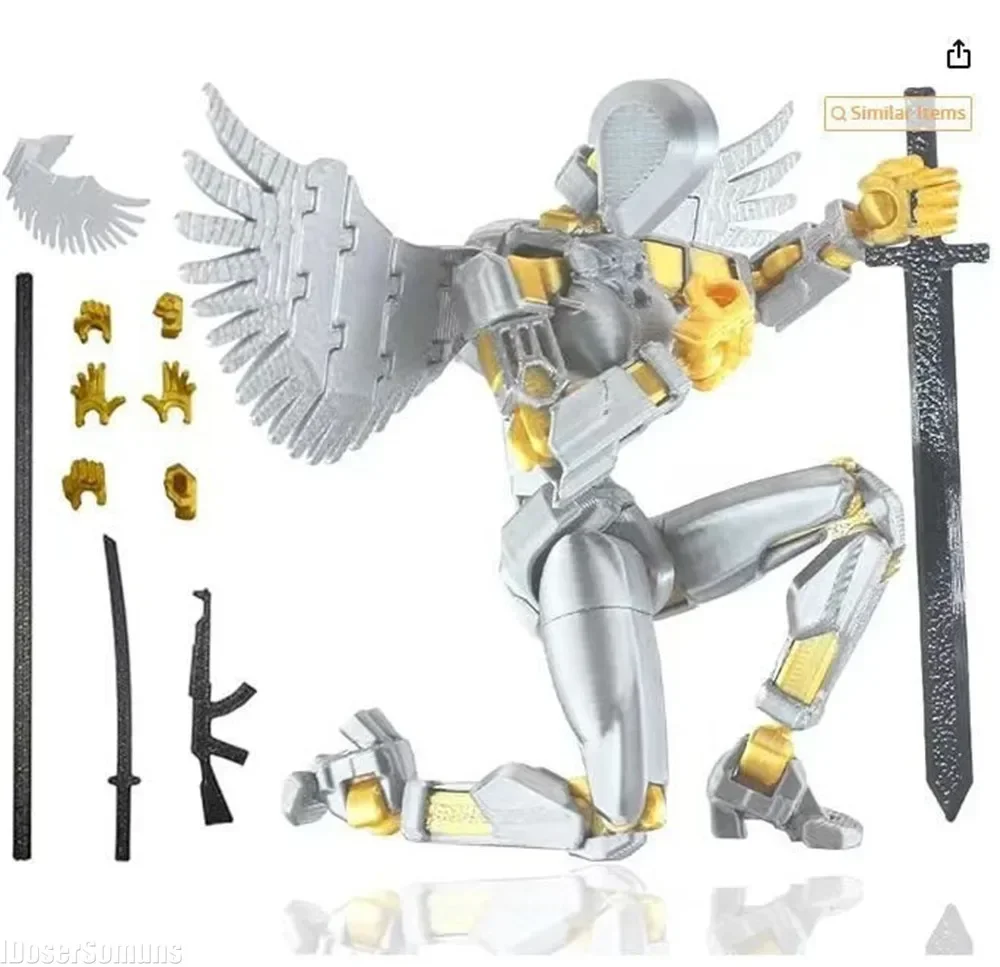 3D Printing For Dummies - 3Dพิมพ์ของเล่นตัวเลขการกระทําDIY Mannequin Decompression Dummy 13 รูปMovable