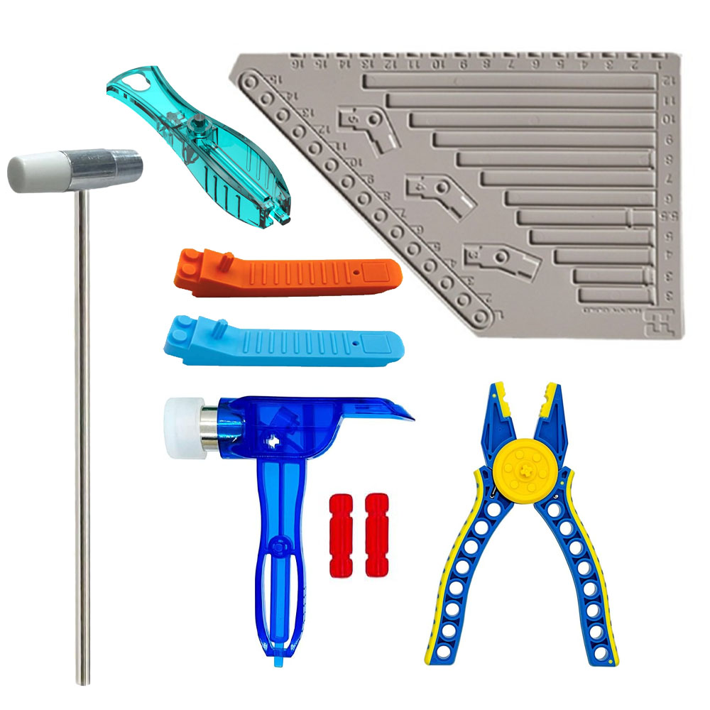 3D Printing Pdf - อิฐของเล่นแผ่นวัด Building Blocks คีมคลิป Remover แหนบค้อนเครื่องมือ