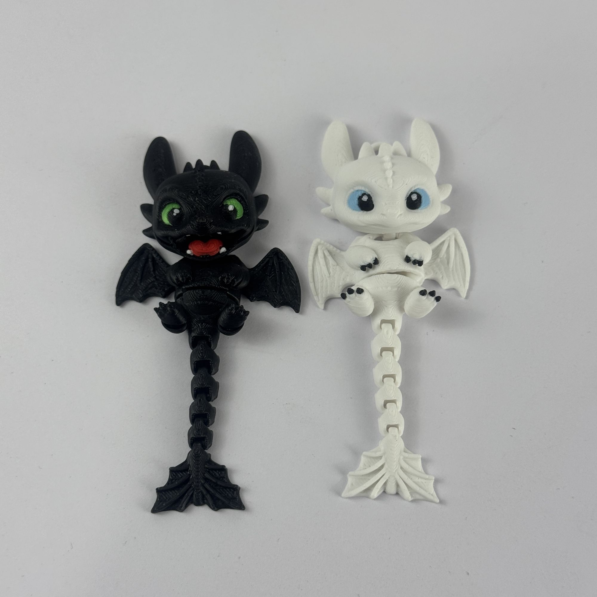 3D Printing Dragon - จี้มังกรขยับได้พิมพ์ 3 มิติ ไนท์ฟิวรี่ ไลท์ฟิวรี่ วิธีฝึกมังกรของคุณ