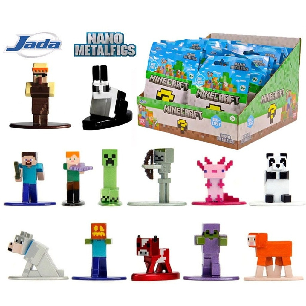 3D Printing Dragon - จัดจำหน่ายฟิกเกอร์จิ๋ว Minecraft Nano Metalfigs แบบสุ่ม 100%