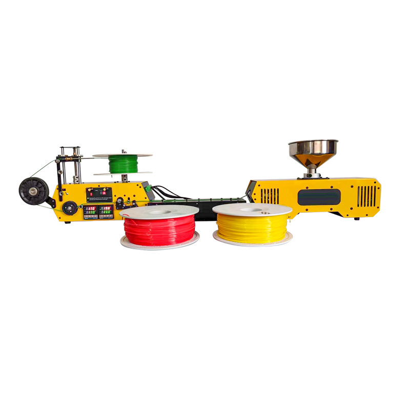 3D Printing Waste - เครื่องรีไซเคิลยางเสียแบบตั้งโต๊ะขนาดเล็ก เครื่องรีดยางสำหรับวัสดุสิ้นเปลืองการพิมพ์ 3 มิติ เครื่องม้วนสายรีด เครื่องม้วนสาย