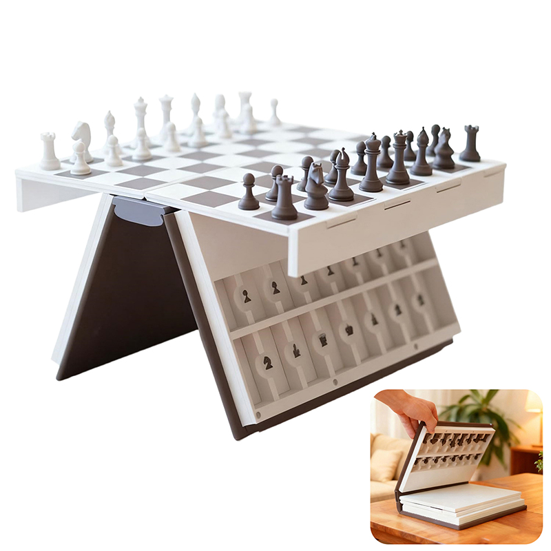 3D Printing Chess - ชุดหมากรุกพิมพ์ 3 มิติ แบบพับได้ สำหรับผู้ใหญ่ พกพาสะดวก