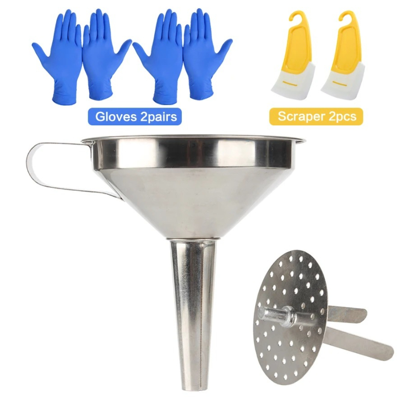 3D Printing Uv Sensitive Resin - ชุดเครื่องมือเครื่องพิมพ์เรซิน 3D จำนวน 6 ชิ้น พร้อมกรวยกรองเรซิน