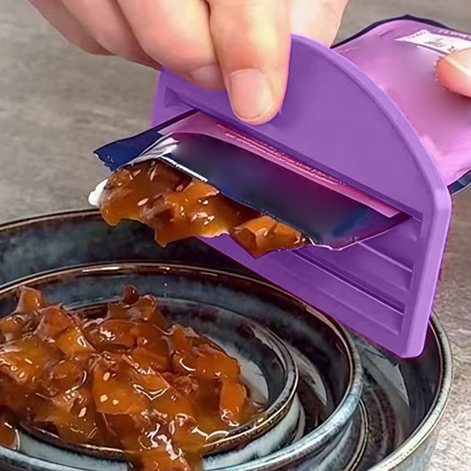 3D Printing Waste - เครื่องมือบีบอาหารแมว อุปกรณ์ช่วยให้อาหารสัตว์เลี้ยงเข้าปาก ดีไซน์กะทัดรัด วัสดุพลาสติกที่ถูกสุขอนามัย ที่ป้อนอาหารสัตว์เลี้ยงแบบไม่มีของเสีย