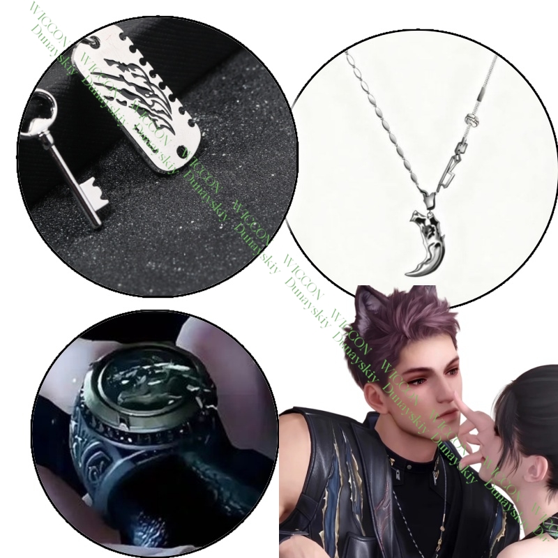 3D Printing Dragon - หน้ากากครึ่งหน้า Love and Deepspace Valko Ao