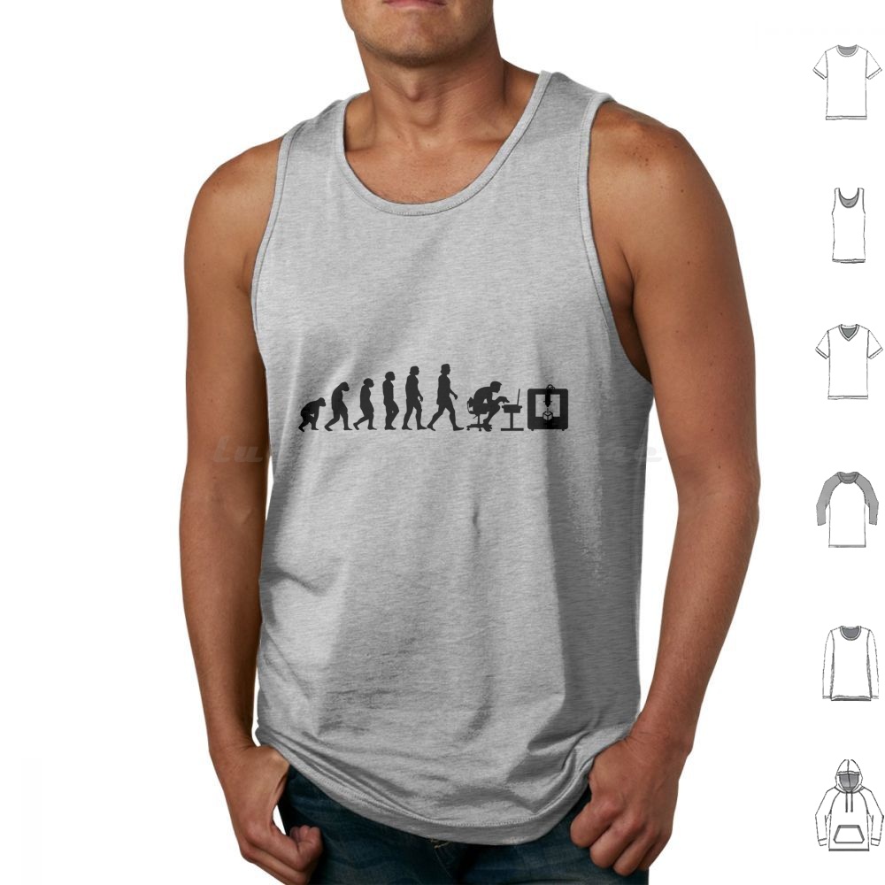 3D Printing Nerd - เสื้อกล้ามลายพิมพ์ 3 มิติ ไอเดียของขวัญสำหรับผู้ที่ชื่นชอบการพิมพ์ 3 มิติ