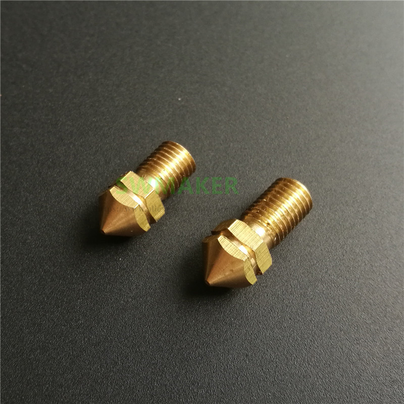 3D Printing Pdf - 4pcs UM3 3D เครื่องพิมพ์เปลี่ยนพิมพ์หัวฉีดทองเหลือง 0.4 มม.0.25