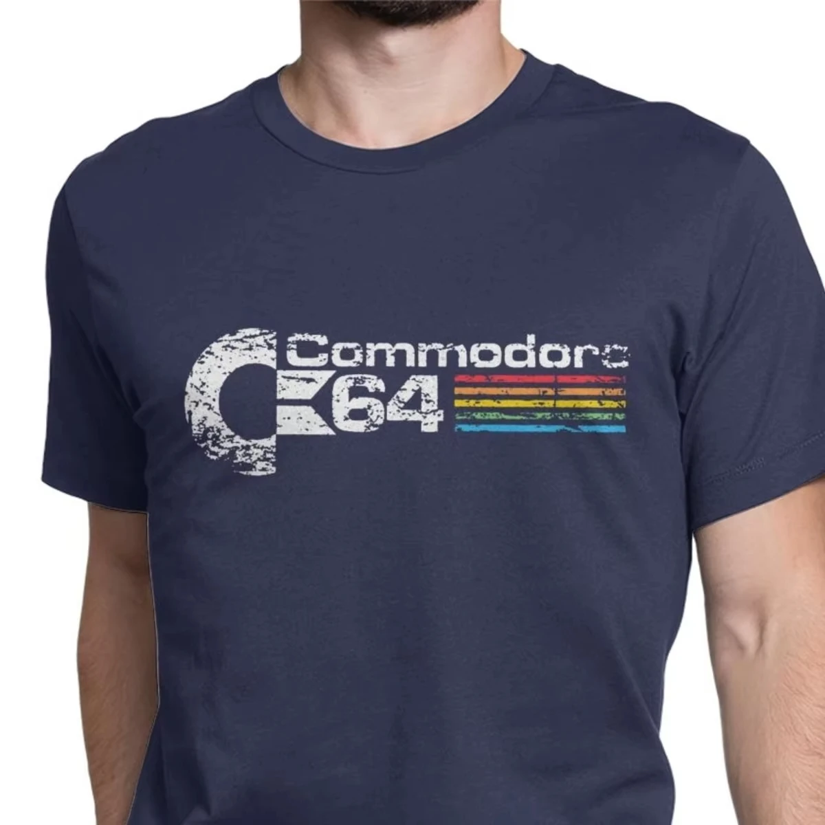 3D Printing Nerd - เสื้อยืดรetro Commodore 64 รุ่นใหม่ ผ้าฝ้ายแท้ ลาย