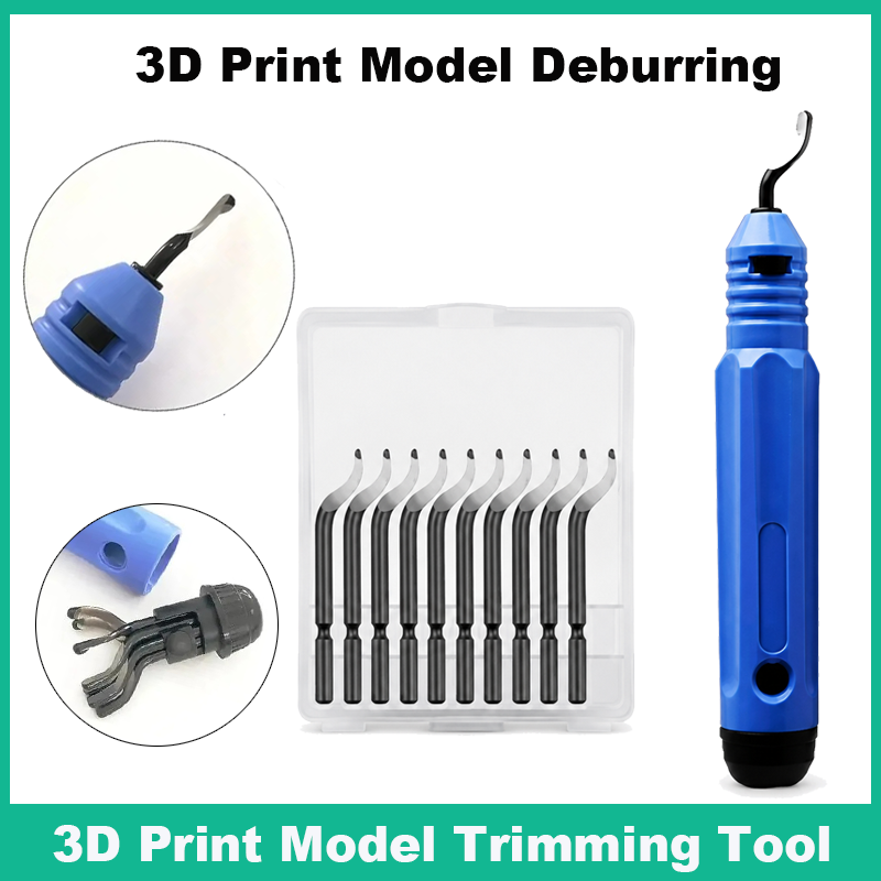 3D Printing Nerd - ชุดเครื่องมือลบคมสำหรับการพิมพ์ 3 มิติ พร้อมใบมีด HSS 11