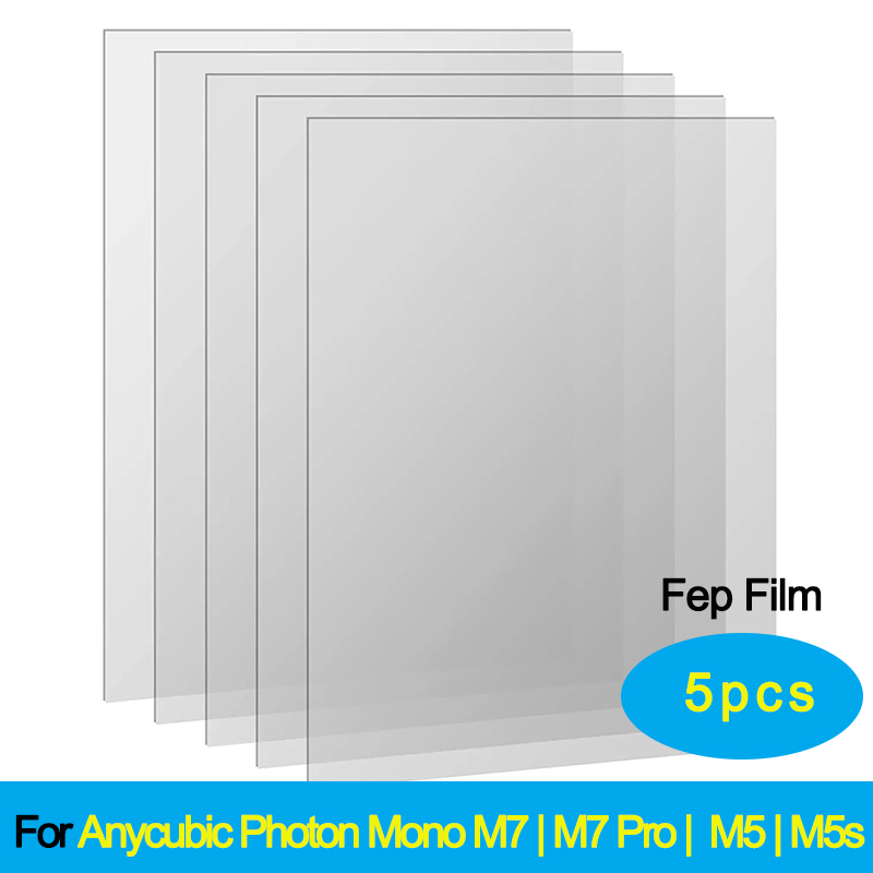 3D Printing Uv Sensitive Resin - 10.1 นิ้ว FEP ฟิล์ม 280*200*0.15 มม.สําหรับ