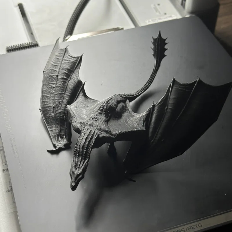 3D Printing For Dummies - โมเดลมังกรพิมพ์ 3 มิติ ทำจากเรซิ่น รูปปั้นมังกรบินได้ สัตว์วิเศษ