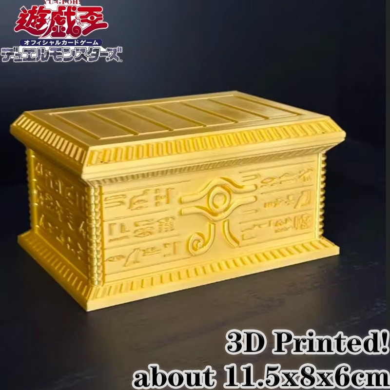 3D Printing Mockup - กล่องใส่การ์ด Yu-Gi-Oh Gold Sarcophagus รุ่นใหม่ปี 2026