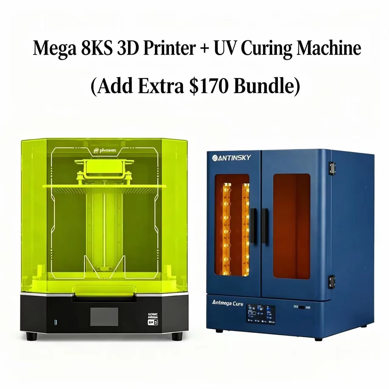 3D Printing Uv Sensitive Resin - ANTINSKY Antmega Cure สถานีอบแห้ง UV ขนาดใหญ่