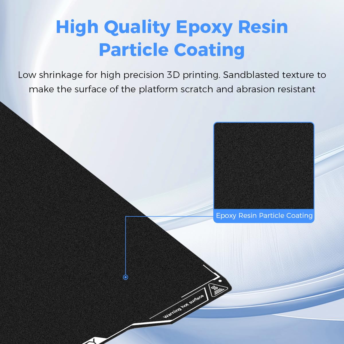 แผ่นรองพิมพ์ Creality Hi Epoxy - 3D Printing Epoxy Resin บทวิจารณ์และราคา