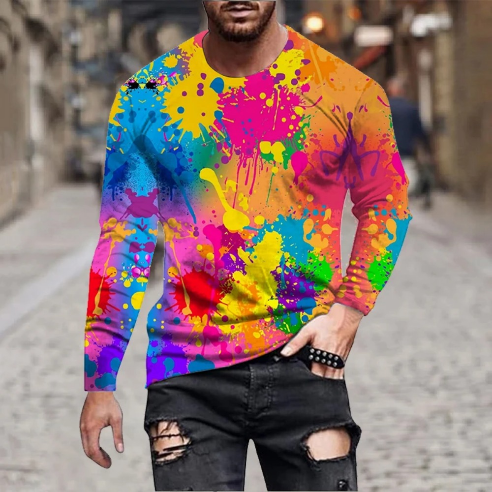 เสื้อยืดแขนยาวพิมพ์ลาย 3D ลายส - 3D Printing Kpop บทวิจารณ์และราคา