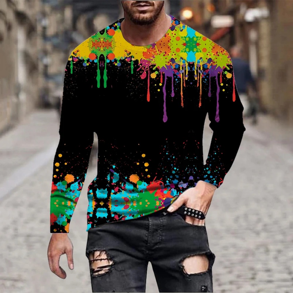 เสื้อยืดแขนยาวพิมพ์ลาย 3D ลายส - 3D Printing Kpop บทวิจารณ์และราคา