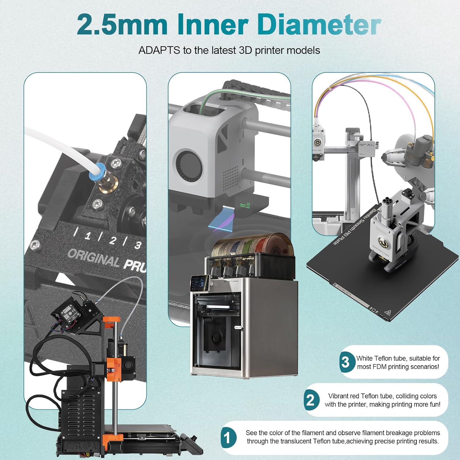 ท่อ PTFE สำหรับเครื่องพิมพ์สาม - 3D Printing Pdf บทวิจารณ์และราคา