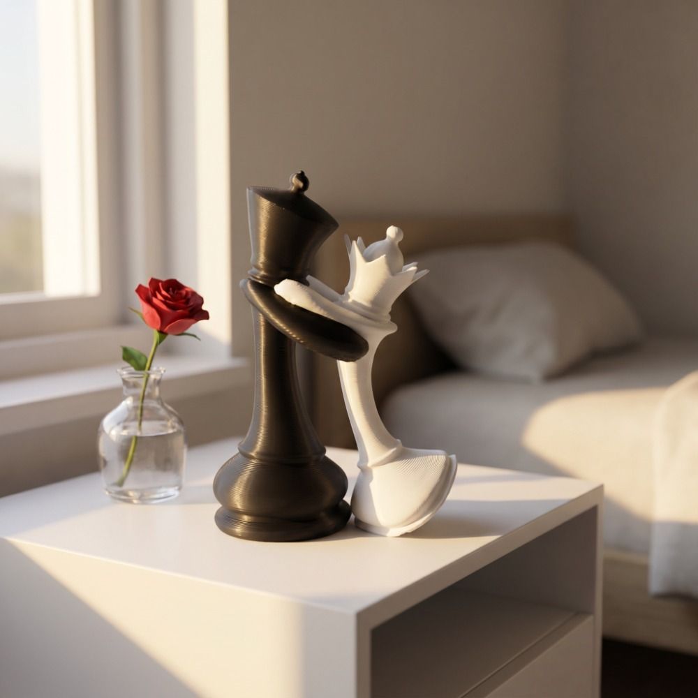 รูปปั้นหมากรุกพิมพ์ 3 มิติ ของ - 3D Printing Chess บทวิจารณ์และราคา