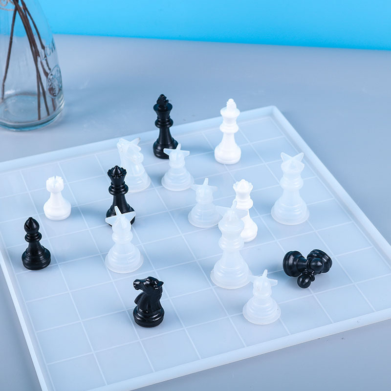 หมากรุกนานาชาติคริสตัลอีพ็อกซี - 3D Printing Chess บทวิจารณ์และราคา