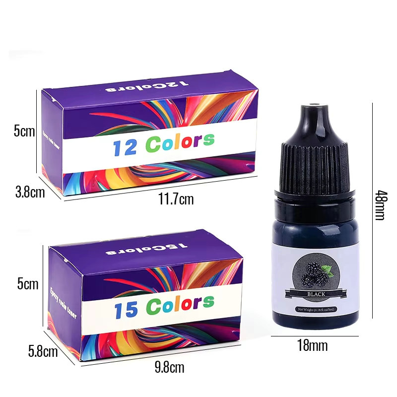 สีผสมเรซิ่นอีพ็อกซี่ 24 สีสดใส - 3D Printing Epoxy Resin บทวิจารณ์และราคา