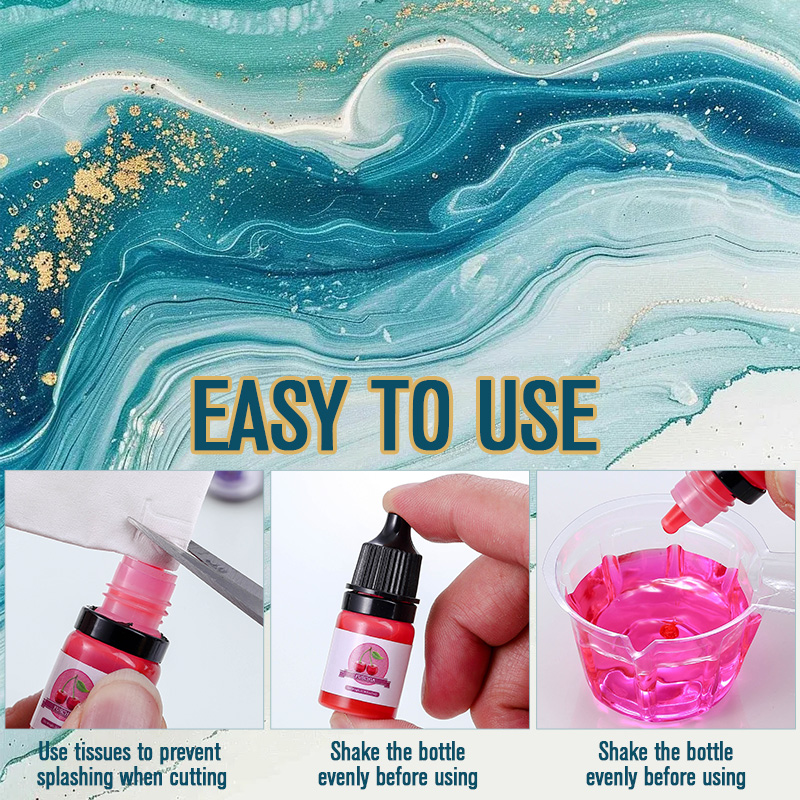 สีผสมเรซิ่นอีพ็อกซี่ 24 สีสดใส - 3D Printing Epoxy Resin บทวิจารณ์และราคา