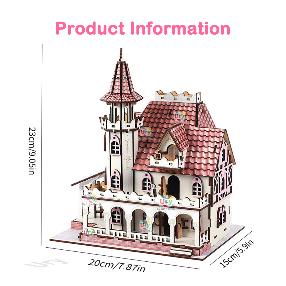 ตัวต่อไม้ 3 มิติ URY ปราสาทเจ้ - 3D Printing House บทวิจารณ์และราคา