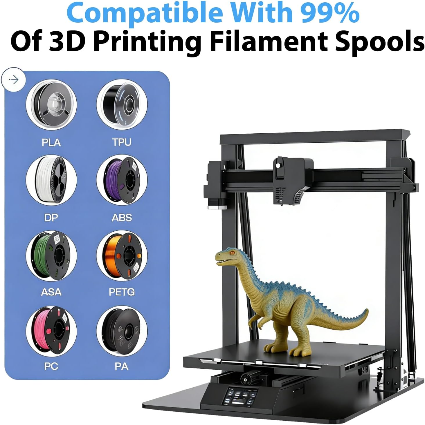 ถุงเก็บเส้นใยพิมพ์ 3 มิติสีดำร - Abs Filament Spool บทวิจารณ์และราคา