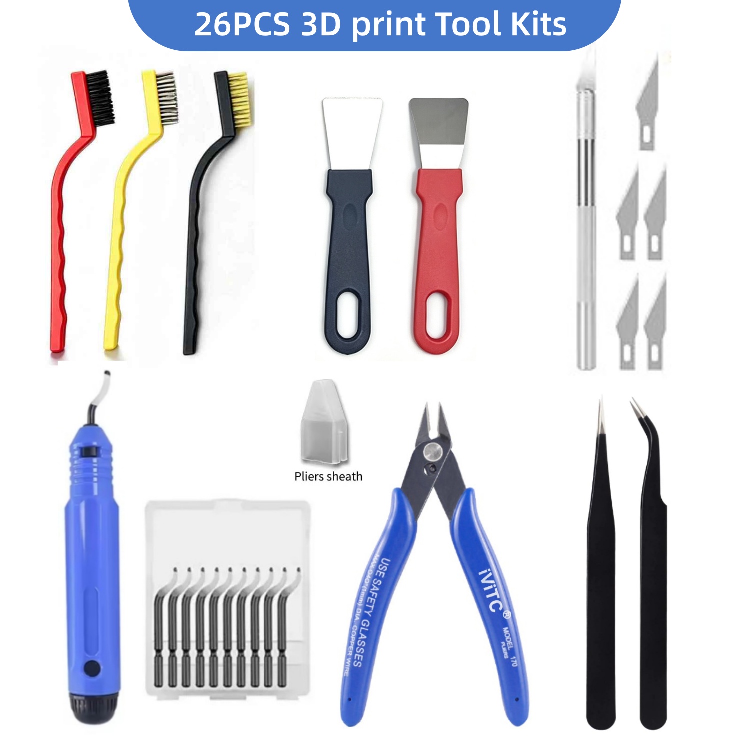 ชุดเครื่องมือพิมพ์ 3 มิติ 26 ช - 3D Printing Nerd บทวิจารณ์และราคา