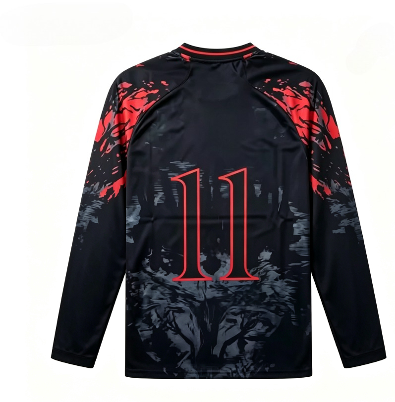 เสื้อยืดแขนยาวพิมพ์ลายเงาปีศาจ - 3D Printing Kpop บทวิจารณ์และราคา