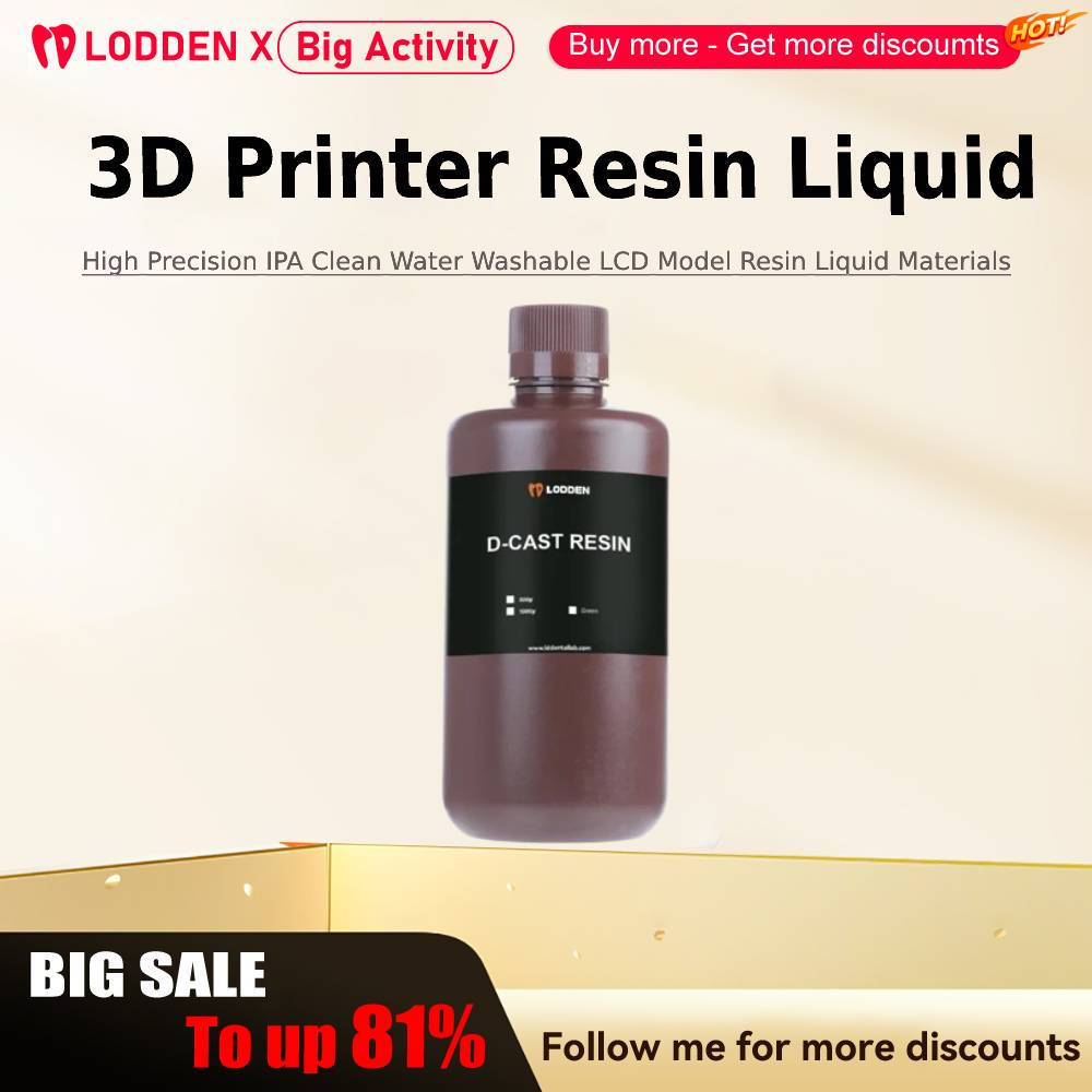 Lodden 3D เครื่องพิมพ์เรซิ่น L - 3D Printer Resin บทวิจารณ์และราคา