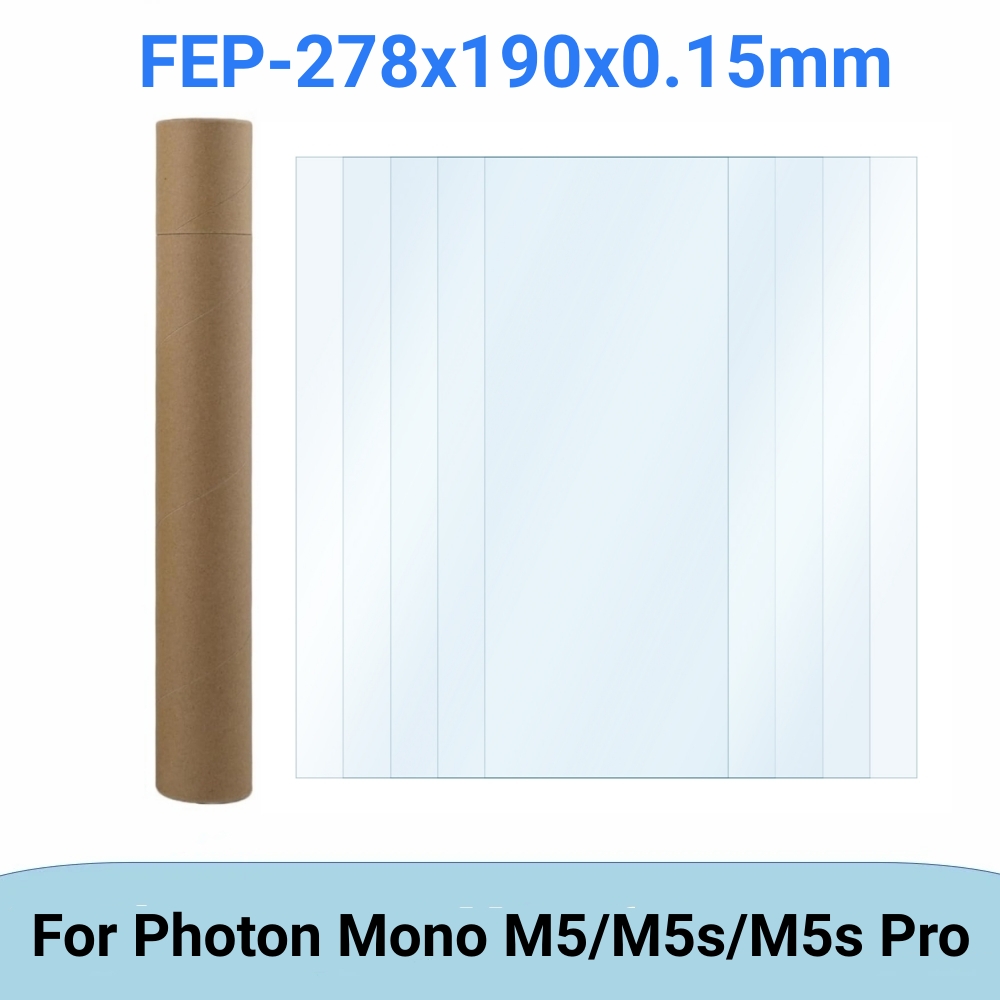 5 Pcs ฟิล์ม FEP 10.1 นิ้ว 278* - 3D Printer Resin บทวิจารณ์และราคา