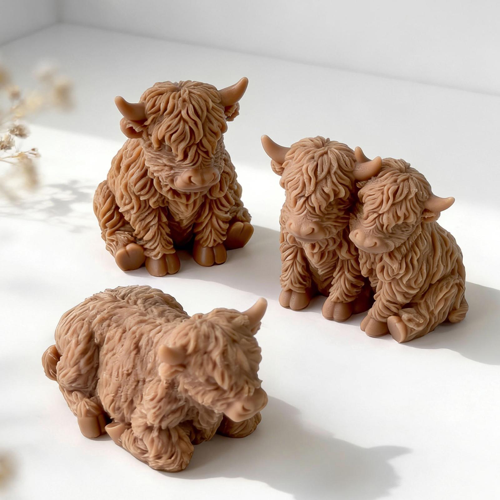 แม่พิมพ์ซิลิโคนรูปวัวไฮแลนด์ ใ - 3D Printing Epoxy Resin บทวิจารณ์และราคา