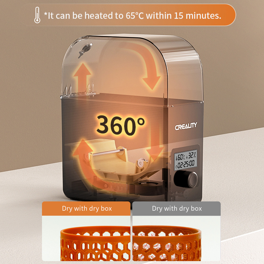 Creality Filamentเครื่องเป่าอั - Abs Filament Spool บทวิจารณ์และราคา