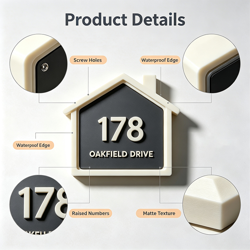 ป้ายเลขที่บ้านพิมพ์ 3 มิติแบบส - 3D Printing House บทวิจารณ์และราคา