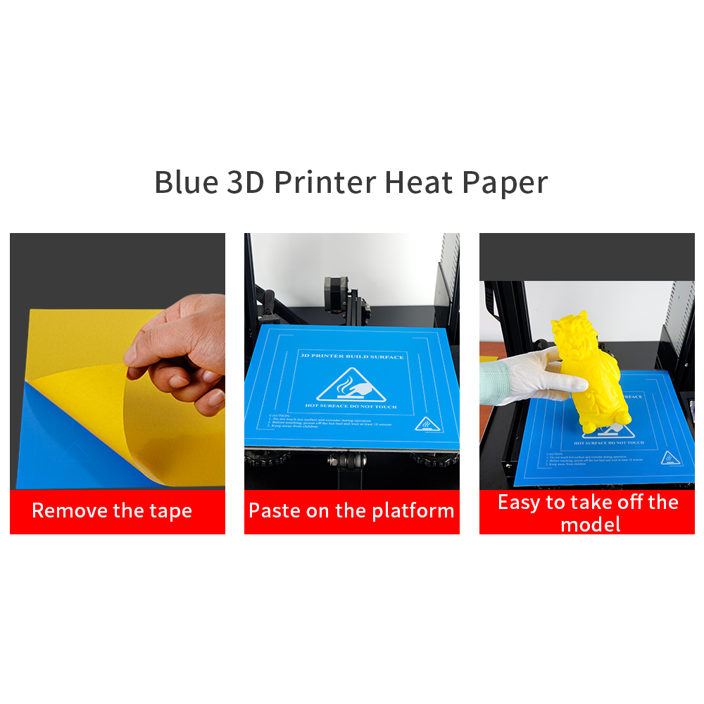 อัพเกรดทรายหยาบสีฟ้า Heatbed ส - 3D Printing Waste บทวิจารณ์และราคา