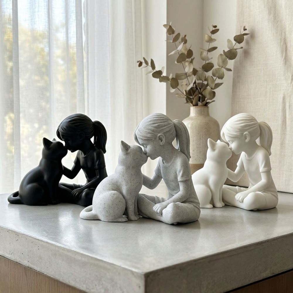 ประติมากรรมแมวและเด็กผู้หญิงพิ - 3D Printing Mockup บทวิจารณ์และราคา