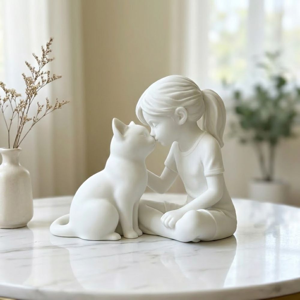 ประติมากรรมแมวและเด็กผู้หญิงพิ - 3D Printing Mockup บทวิจารณ์และราคา