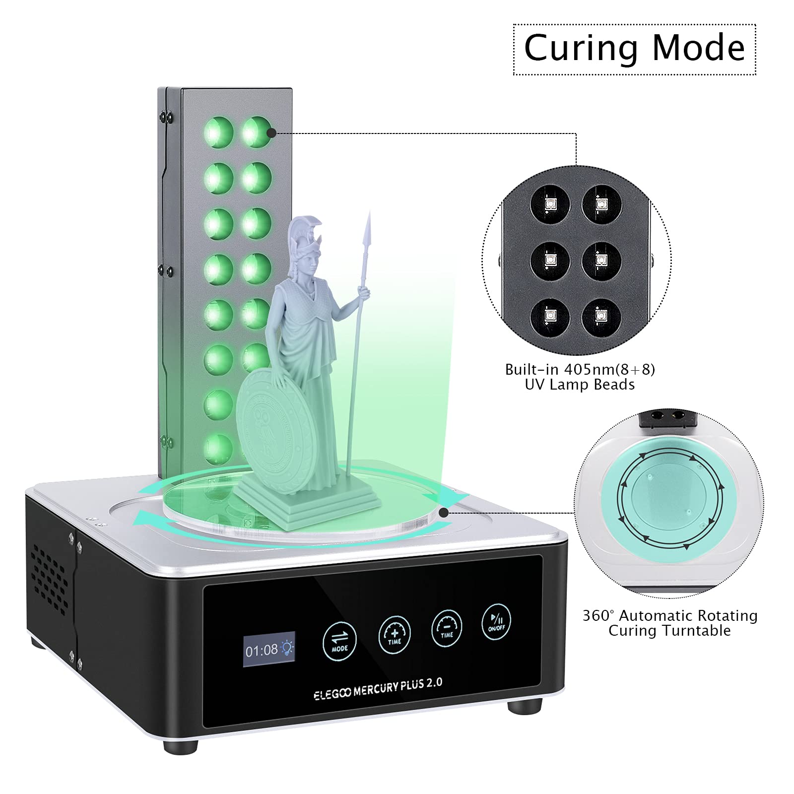 เครื่องล้างและอบแห้ง ELEGOO Pl - 3D Printing Resin บทวิจารณ์และราคา