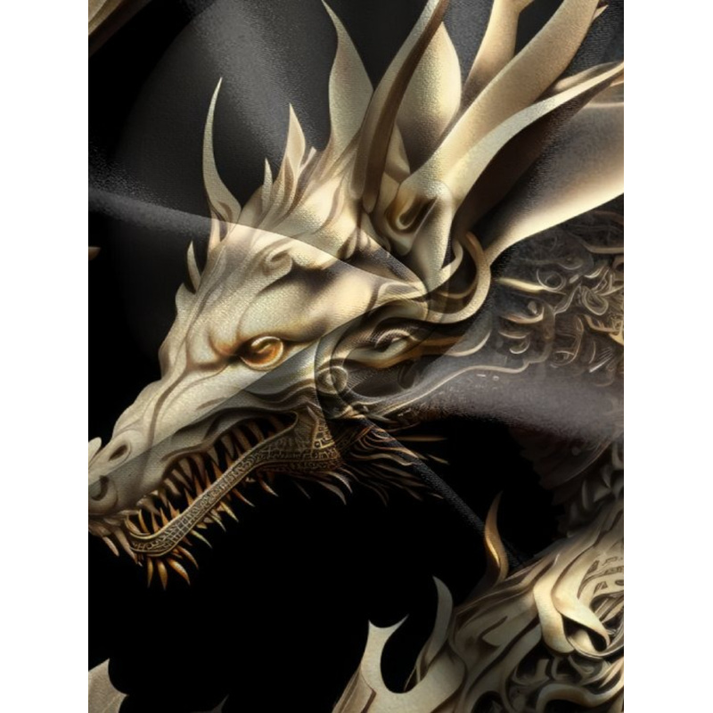 ชุดเซ็ตเสื้อฮู้ดดี้และกางเกงกี - 3D Printing Dragon บทวิจารณ์และราคา