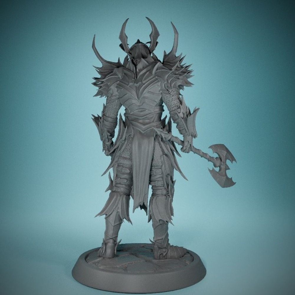 อัศวินปีศาจไร้ปีก 3D พิมพ์รูปป - 3D Printing Chess บทวิจารณ์และราคา