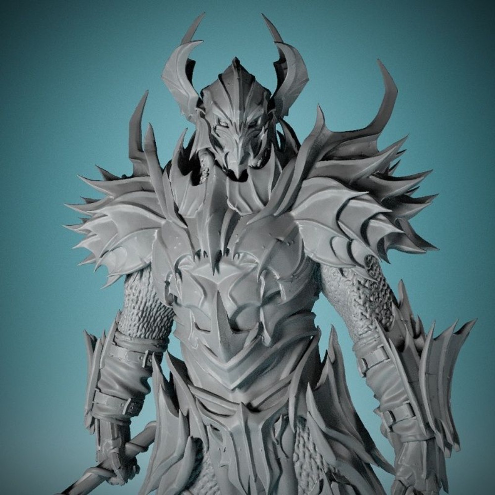 อัศวินปีศาจไร้ปีก 3D พิมพ์รูปป - 3D Printing Chess บทวิจารณ์และราคา