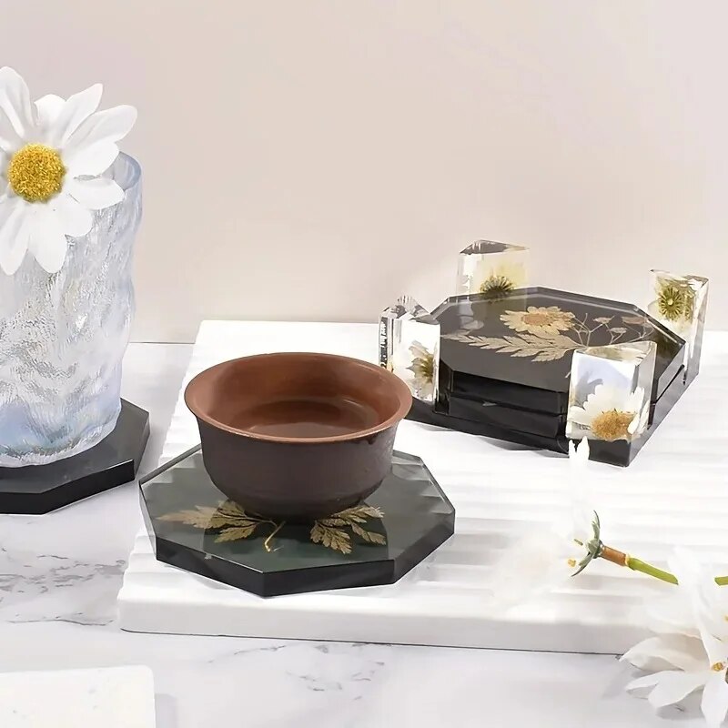 Coaster เรซินแม่พิมพ์ชุดรวม 1  - 3D Printing Epoxy Resin บทวิจารณ์และราคา