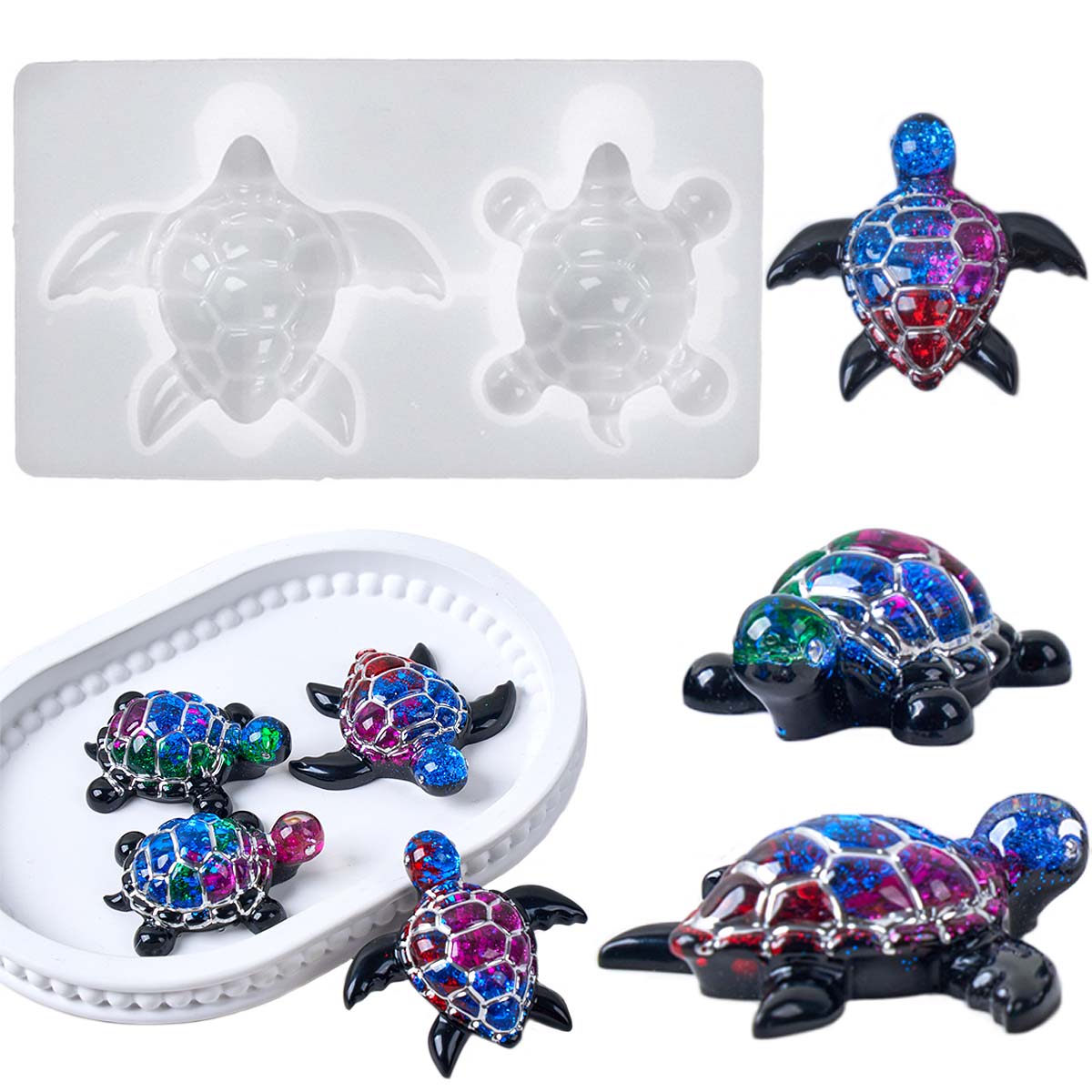 แม่พิมพ์ซิลิโคนรูปเต่าทะเล 3 ม - 3D Printing Epoxy Resin บทวิจารณ์และราคา