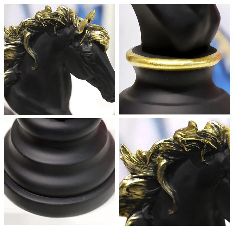 หมากรุกเรซิ่นเครื่องประดับตกแต - 3D Printing Chess บทวิจารณ์และราคา