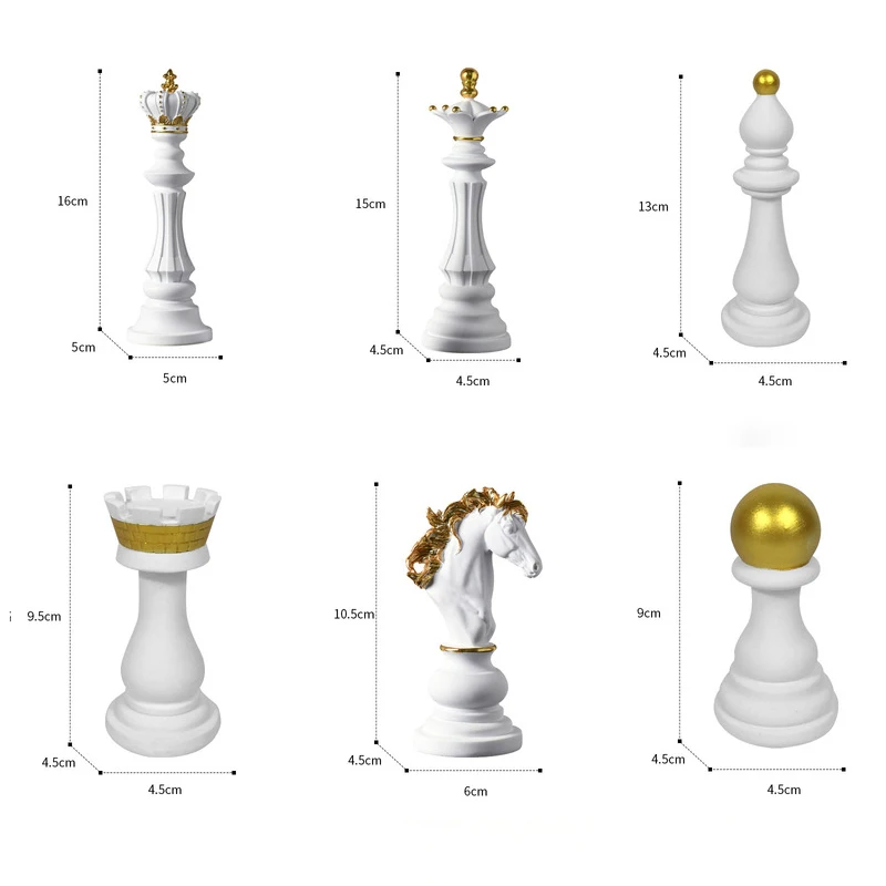หมากรุกเรซิ่นเครื่องประดับตกแต - 3D Printing Chess บทวิจารณ์และราคา
