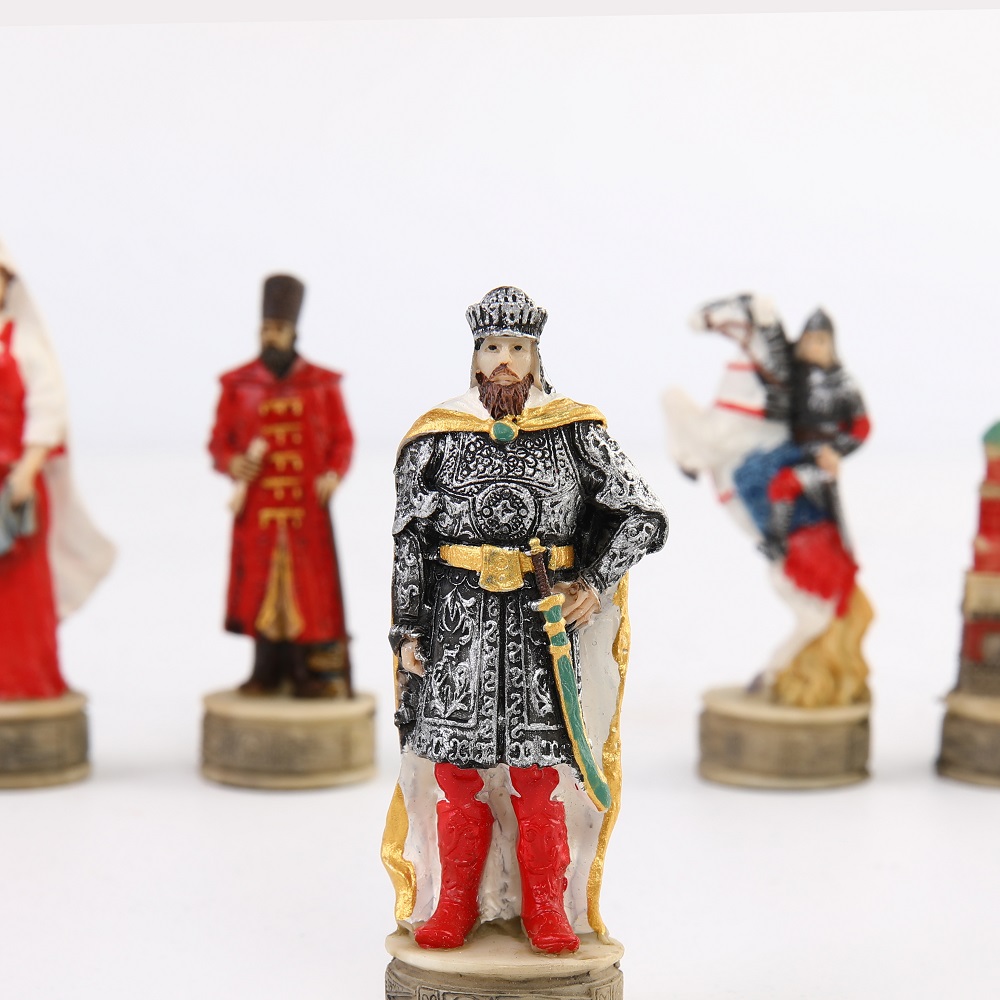 สงคราม-ชุดหมากรุกชุด Genghis K - 3D Printing Chess บทวิจารณ์และราคา